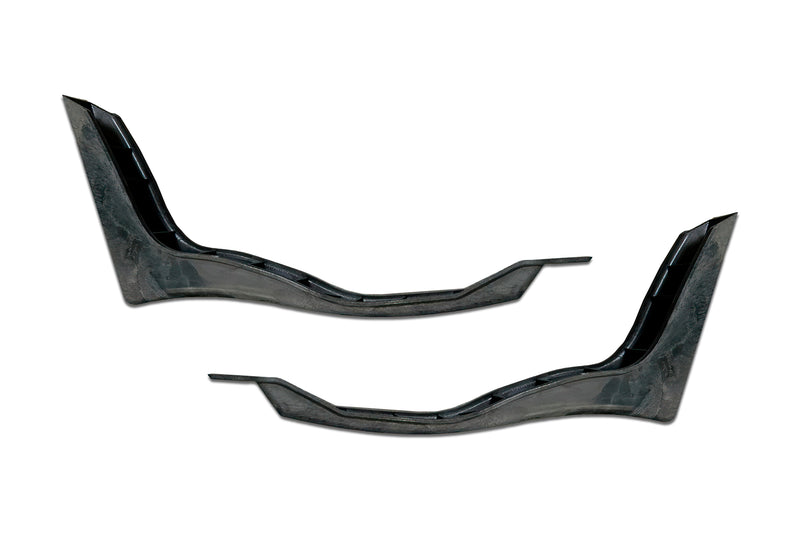 Top Wind Fairings Cab Panels w/Extenders & w/Brackets Set International LT625