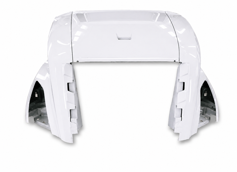 Hood Shell Fiberglass w/ with Turn Marker Lights 2018+ Volvo VNL