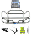 Front Grille Guard Large Chrome 2008-2017 Freightliner Cascadia 125 113