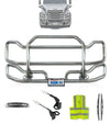 Kozak Chrome Front Grille Guard Large Freightliner Cascadia - 
