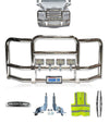 Full Front Grille Guard Chrome 2018+ Freightliner Cascadia 126 116