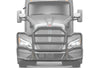 Grille Guard Large Chrome with Lights 2022+ Kenworth T680 No Fog