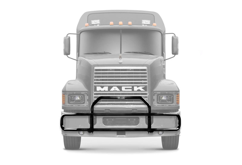 Grille Guard Front Black with Lights 2004+ Mack CH Set-Back
