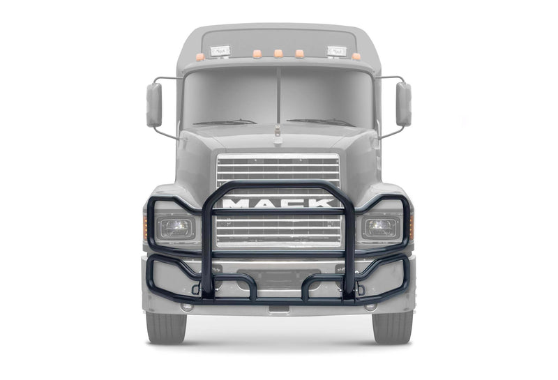 Front Grille Guard Large Black 1999-2003 Mack CH Set-Back