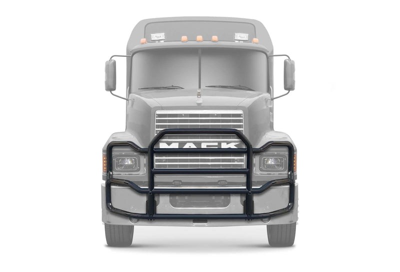 Grille Guard Large Black with Lights 1999-2003 Mack CH Set-Back