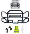 Front Grille Guard Large Black 1999-2003 Mack CH Set-Back