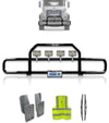 Grille Guard with Lights Black 2004+ Mack Granite GU713