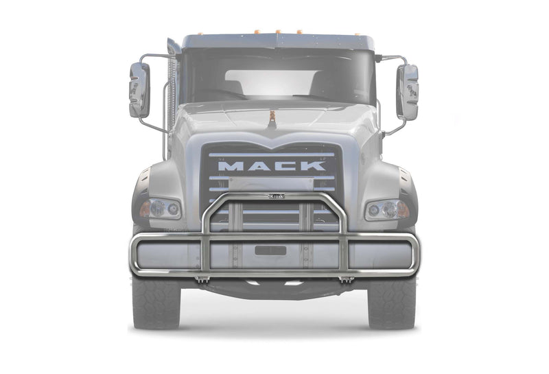 Grille Guard with Lights Chrome 2004+ Mack Granite GU713