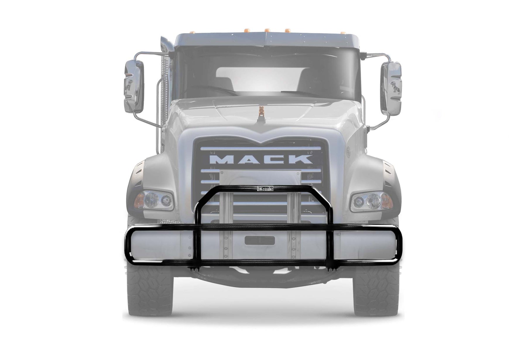 Grille Guard with Lights Black 2004+ Mack Granite GU713 – Tacoma Parts ...