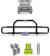 Grille Guard Front Black with Lights 2004+ Mack CH Set-Back