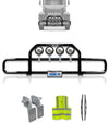 Grille Guard Front Black with Lights 2004+ Mack CH Set-Back