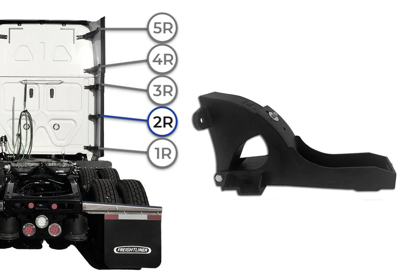 Fairing Mounting Bracket R2 Middle Passenger 2008-2017 Freightliner Cascadia 125 113