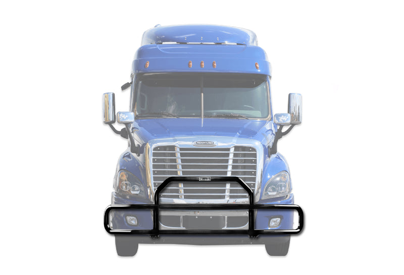 Front Grille Guard with Lights Black 2008-2017 Freightliner Cascadia 125 113