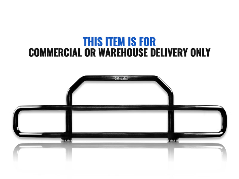 Grille Guard Front Black with Lights 2004+ Mack CH Set-Back