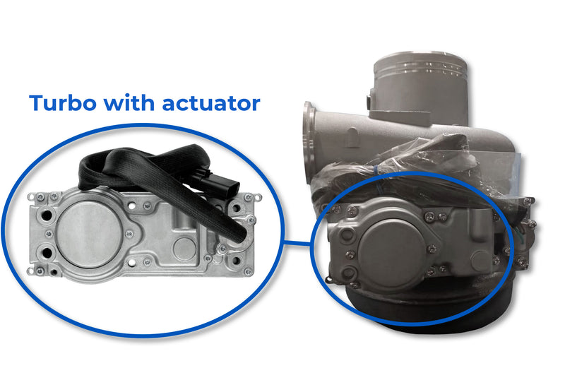 Turbo with actuator HE561V Turbocharger 4309076RX Cummins ISX Engine 2005-2013