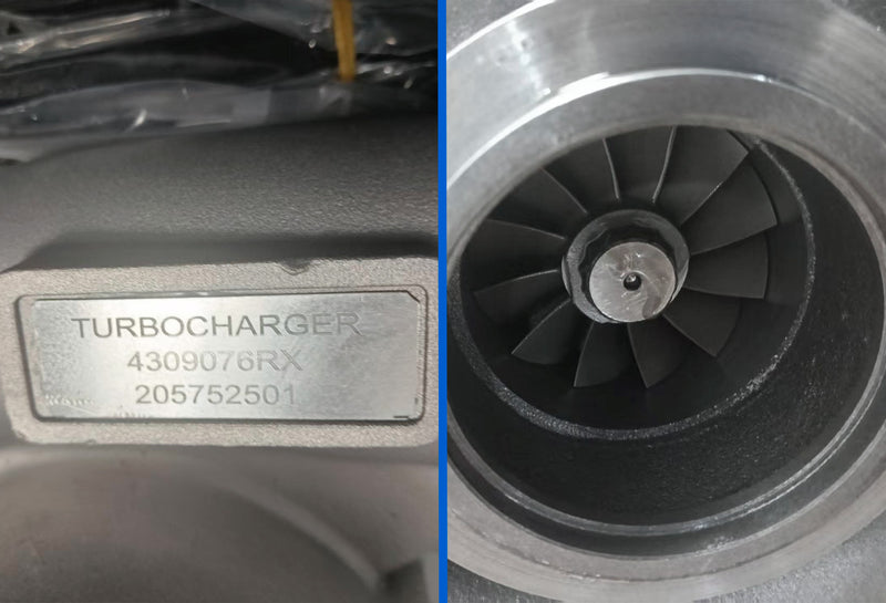 Turbo with actuator HE561V Turbocharger 4309076RX Cummins ISX Engine 2005-2013