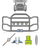 Grille Guard Large Chrome with Lights Volvo VNL