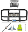 Full Front Grille Guard Black 2018+ Volvo VNL