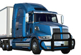 Front Steel Grille Deer Guard Black Herd 200 2015-2022 Western Star 5700 XE