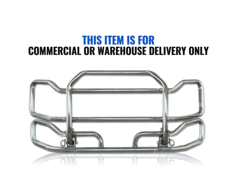Front Grille Guard Large Chrome 2022+ Kenworth T680 No Fog