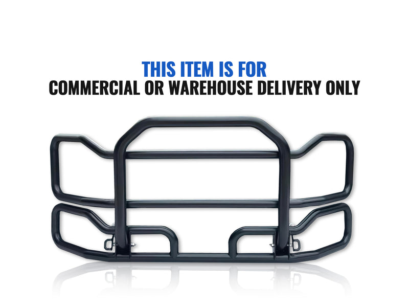 Front Grille Guard Large Black Freightliner Columbia
