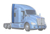 Cabin Lower and Upper Sleeper Fairing Large Set Passenger 2013-2021 Kenworth T680