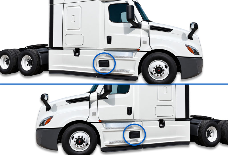 Side Radar Covers Set 2018-2024 Freightliner Cascadia
