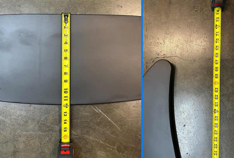 Roof Wind Deflector Fairing Cab Extender with Support Rods Set 2018-2024 Volvo VNL