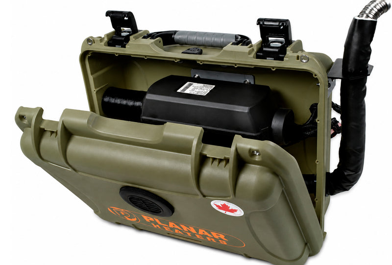 AUTOTERM (Planar) 2D-12V Portable Diesel Air Heater with PU-5 Military Green