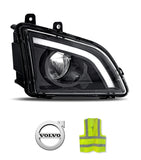 Black Housing LED Fog Light Right Volvo VNL 2018+ - 