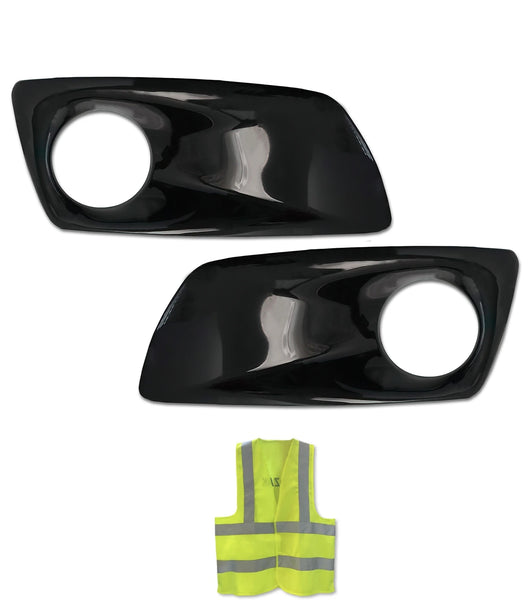 Fog Light Bezels Black Plastic Set Kenworth T660