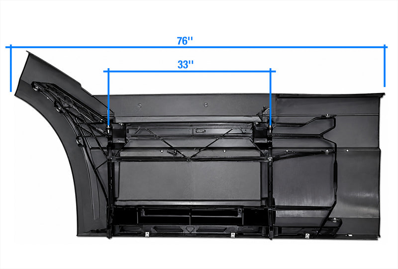 76" Front Step Fairing Panel Set Passenger 2004-2017 Volvo VNL
