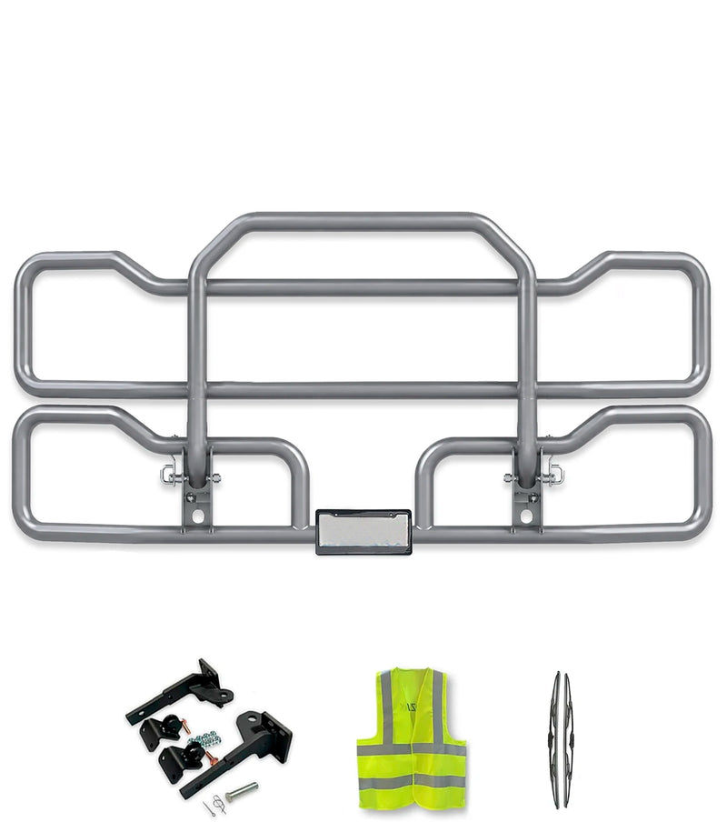 Gray Front Grille Deer Moose Bumper Guard 2022+ Kenworth T680 Next Gen