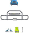 Gray Front Grille Deer Moose Bumper Guard 1999-2003 Volvo VNL