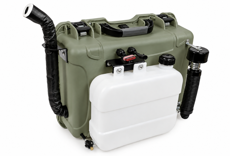 AUTOTERM Planar 4D-12V Portable Diesel Air Heater 4kW with PU-5 Military Green