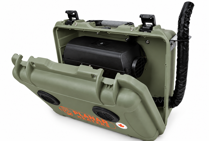 AUTOTERM Planar 4D-12V Portable Diesel Air Heater 4kW with PU-5 Military Green