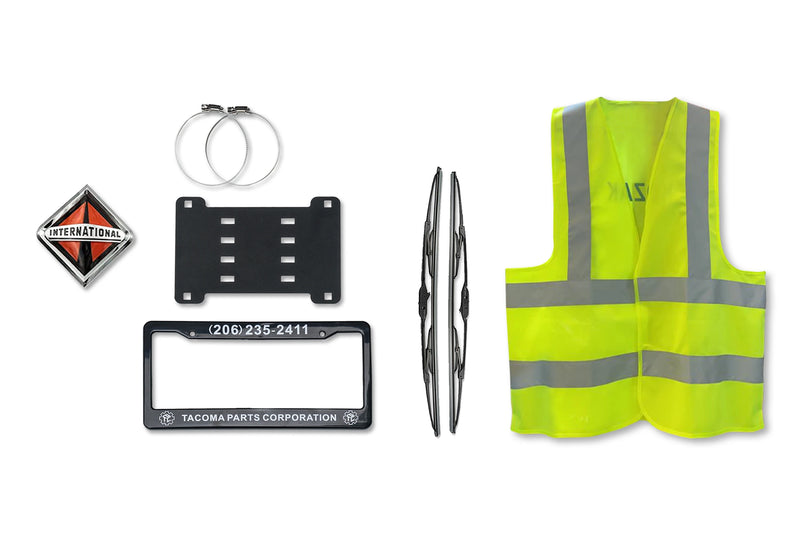 Front Grille Guard Black International LT LT625 (Plastic Bumper)