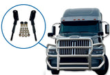 Mount Brackets Set for Herd GG-MTK-15 / FL33 / WS23 Front Bumper Deer Guard 2023-2025 Western Star 57X SBA