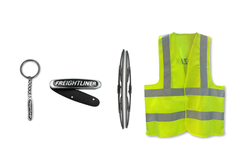 20" Front Aero Bumper Chrome w/o Fog Lights Freightliner FLD 120 & 112