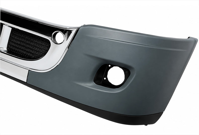 Bumper Set with Fog Light Holes 6 Pcs Includes 2 Pcs Fog Light 2008-2017 Freightliner Cascadia 125 113