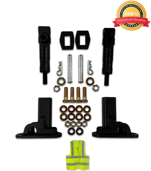 Mount Brackets Set for Herd GG-MTK-11 VV02 Front Bumper Deer Guard 2004-2017 Volvo VNL 630