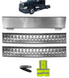 Steps 37.5" & Step Skirt of Front Side Fairing Aluminum Metal Set Driver 2008-2017 Freightliner Cascadia 125