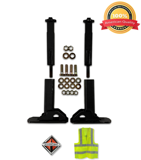 Mount Brackets Set for Herd GG-MTK-28 IN27 Front Bumper Deer Guard 2017-2025 International LT LT625