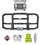 Full Front Grille Guard Black International LT625/ProStar