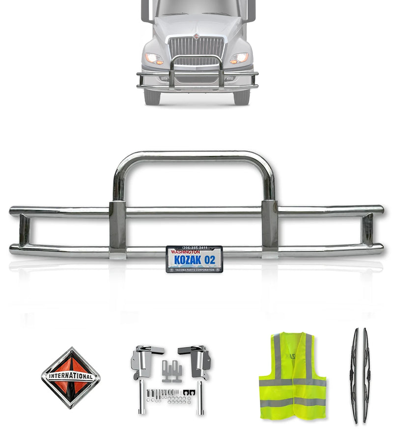 Front Grille Guard Chrome International LT LT625