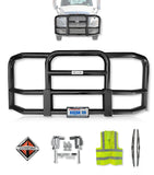 Full Front Grille Guard Black International LT625/ProStar