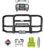 Full Front Grille Guard Black International ProStar