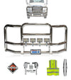 Full Front Grille Guard Chrome International Prostar