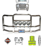 Full Front Grille Guard Chrome International Prostar