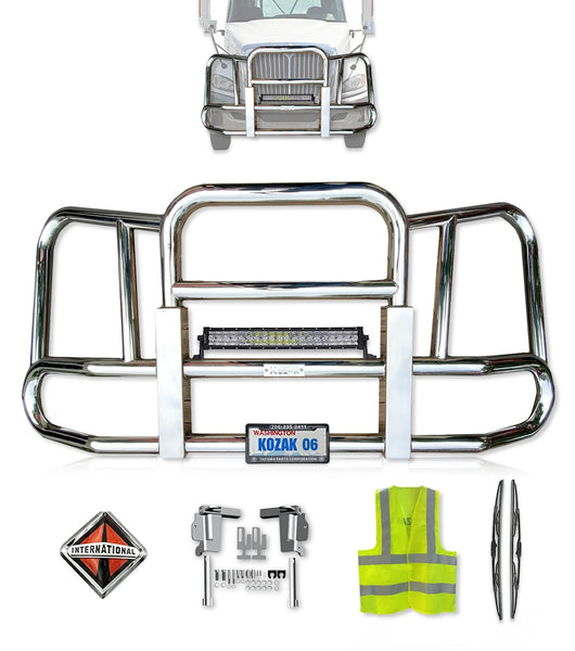 Front Grille Guard Chrome International Prostar